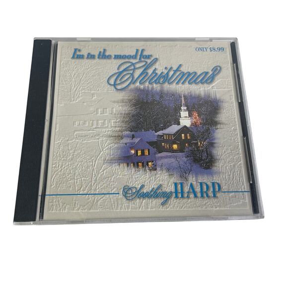 Vintage 1994 I'm In The Mood Christmas Soothing Harp Music Audio CD Jewel Case - Picture 1 of 3